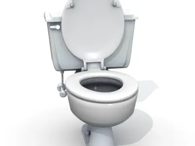 Vintage Toilet 3D model