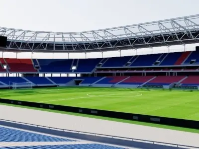 HDI-Arena - Hannover Low-poly 3D model