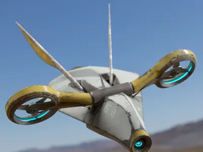 Sci-Fi Surveillance Drone