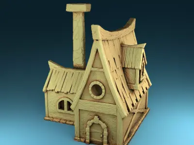 Farmers House 3D print model