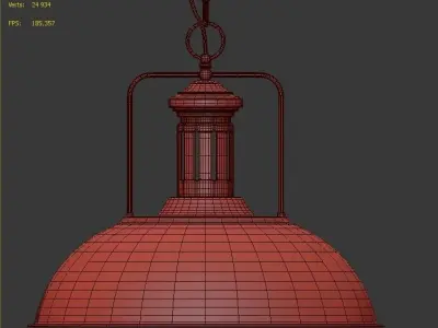 Hanging Lamp LOFT HOUSE P-135 3D model