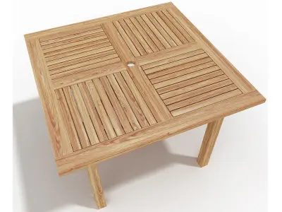 Square Table 3D model