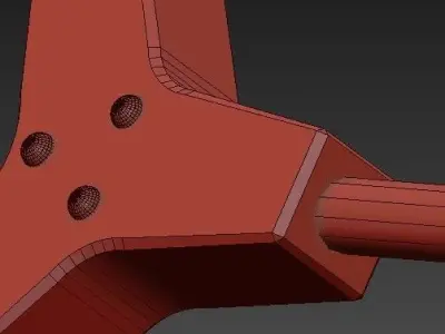 Globe Branching Glass Bubble Chandelier 3D model