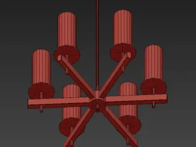TUXEDO chandelier 3D model purchase