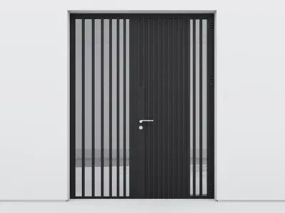 Aluminium door 226 3D model