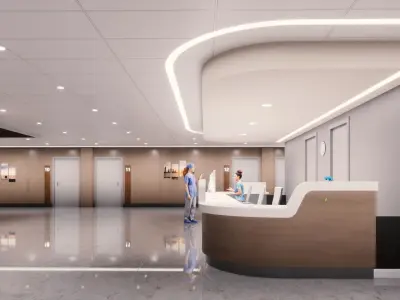 Hospital Building - General Hospital 3D model