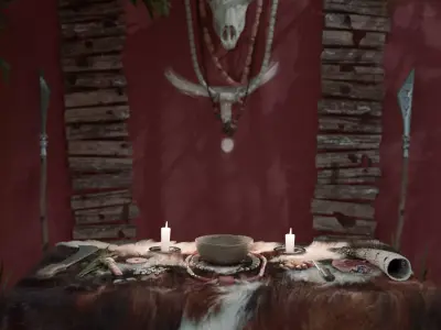 African Shrine 3D model