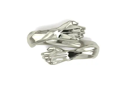Ring hands 3D print model  3D print model