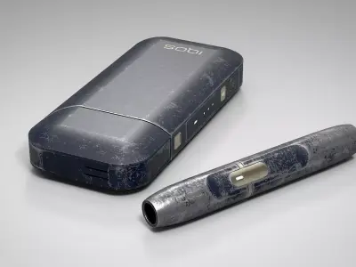 IQOS Painted Grungy PBR Low-poly 3D model