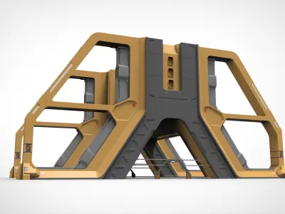 Sci Fi Modular Environment 17 3D model