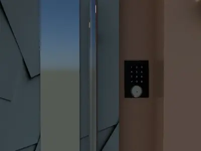 Front Door  Free 3D model