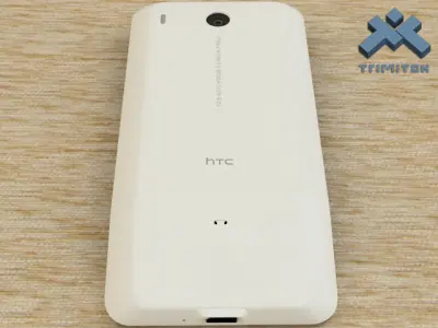 HTC Hero smartphone - 2009 - White 3D model