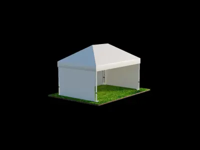 prefabricated tent 3D model
