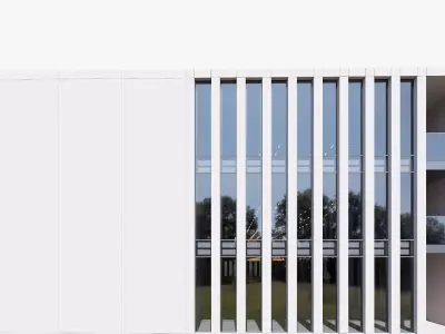 medicine school Low-poly 3D model