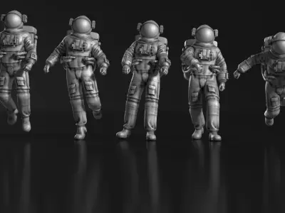 Astronaut 02 3D print model