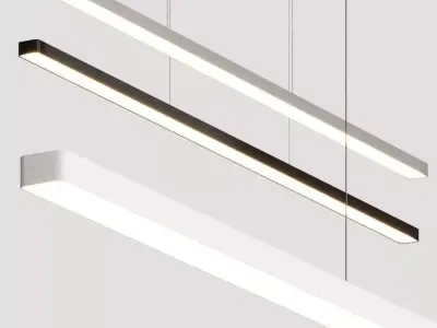 Flos Super Line Pendant Lamp 3D model