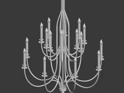 Hammerton CH9223 Chateau Chandelier 3D model
