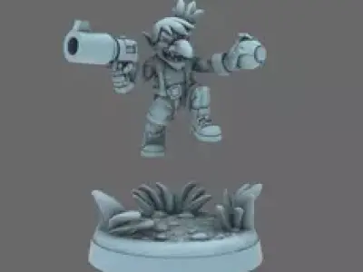 Space Orcs Musty-K-Zoomie Beast Tamer 3D print model