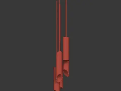 Signorini  Coco Bamboo Chandelier 3D model