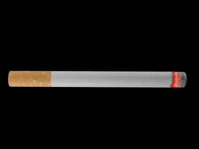 Cigarette  Low-poly 3D model