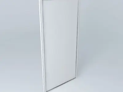 3d window with frame Free 3D model