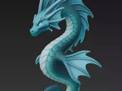 Cyber Beasts - Futuristic Fantasy Creature Collection 3D Model Pack