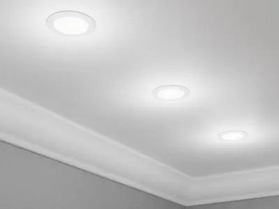 Downlight D153W Low-poly 3D model