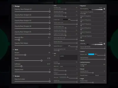 Sci-fi Metal Plat Stylized -  VOL 05 - SBsar - Maps Texture