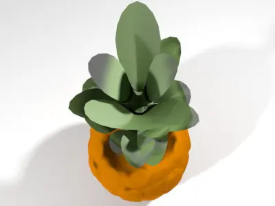 Tropical Fruit - Pineapple 3D model