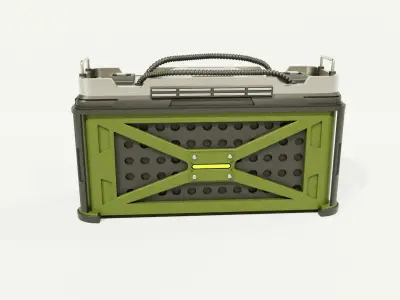 SciFi Crate 3D model