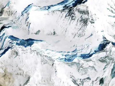 Mount Everest  8848 meters 3D model