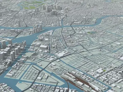 Tokyo Japan 3D model