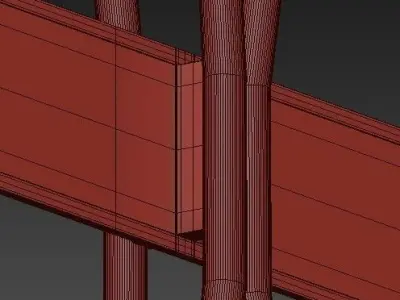 DRAPE SKIRT 15 CHANDELIER 3D model