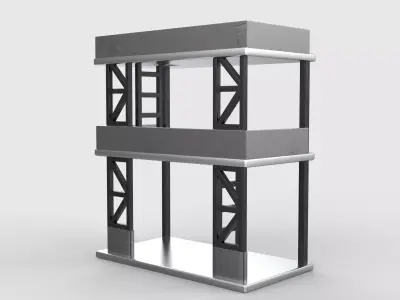 Modular Scaffolding 3D model