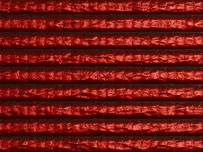 Red Sci-Fi Hose PBR Seamless Texture