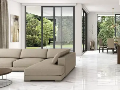 Calacatta Cool White Marble Texture  Texture