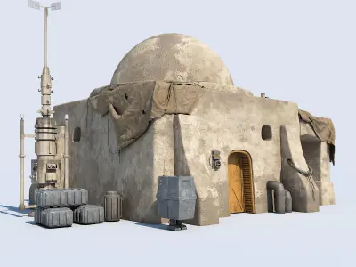 Tatooine Set - 01 3D model