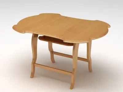 Wooden Table 3D model