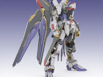 STRIKE FREEDOM GUNDAM 3D model