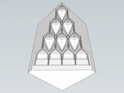 Muqarnas of Hatice Turhan Sultan Fountain Free low-poly 3D model