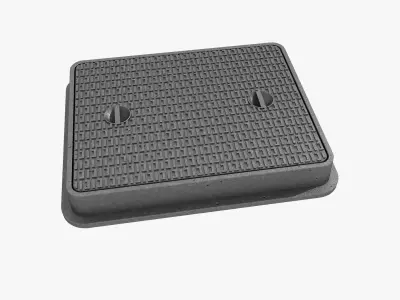 cast iron hatch 3 3D model