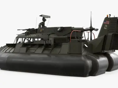  PACV Patrol Air Cushion Vehicle with Armament 