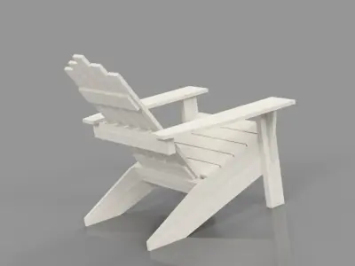 ADIRONDACK CHAIR Dollhouse Miniature 3D print model