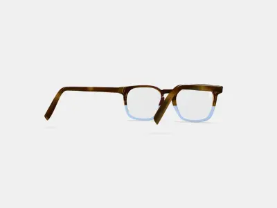 Santiago Eyeglasses in Hudson Blue Fade 3D model
