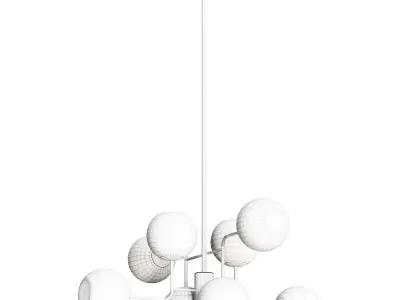 Chandelier Maytoni Erich MOD221 PL 08 G 3D model