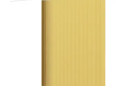 Vertical Yellow Blinds 3D model