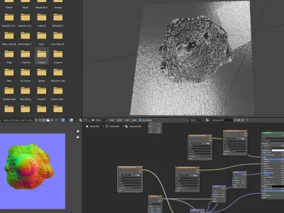 Bullet Hole 3D Model for use in game Low-poly 3D model