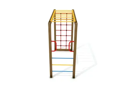 Kids Game Play Equipment 024 Climber Low-poly 3D model