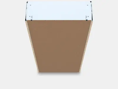 BILLY - OXBERG Bookcase with doors 3 Low-poly 3D model