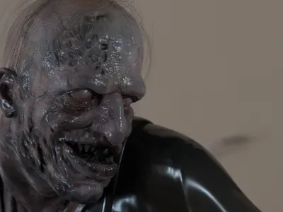 EDGAR THE CANNIBAL Low-poly 3D model